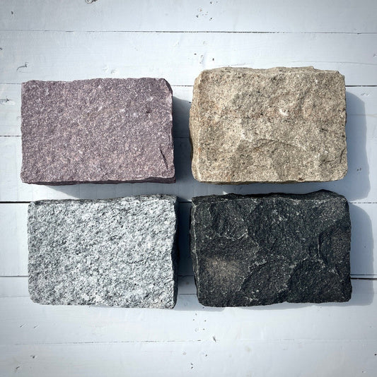 New Jumbo Cobblestones (grey, pink, buff, black)